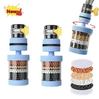 6 Layers Water Filter Tap Purifier 360Degree Rotation Water Saving Bubbler Universal Faucet Tap Filter for Home Kitchen Bathroom