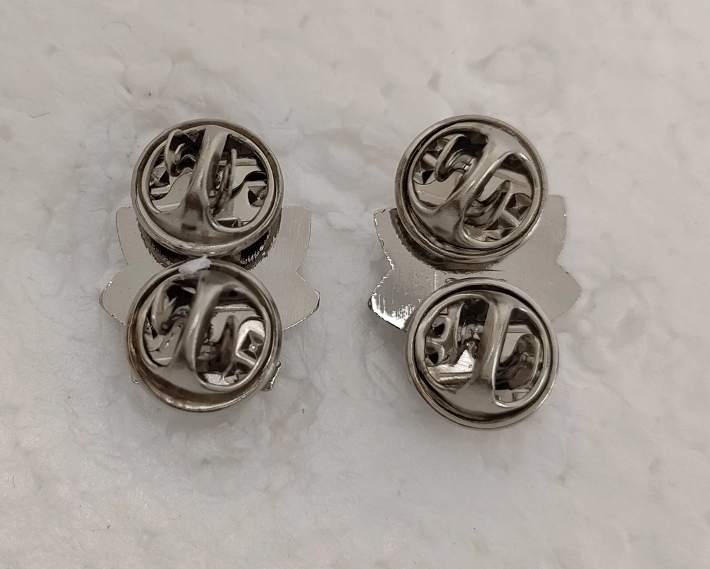 زوج صغير من WW2 الجيش الأمريكي الملازم العقيد التلبيب شارة بدبوس إعادة تمثيل العسكرية #3