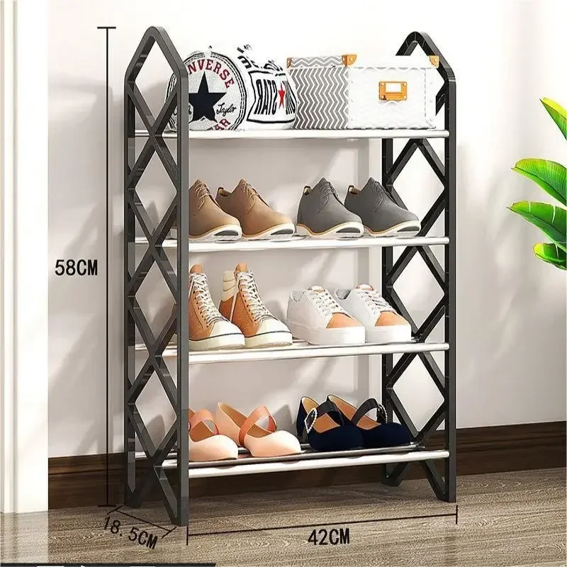 

Hot Selling Simple Assembly Stainless Steel Shoe Rack BY541