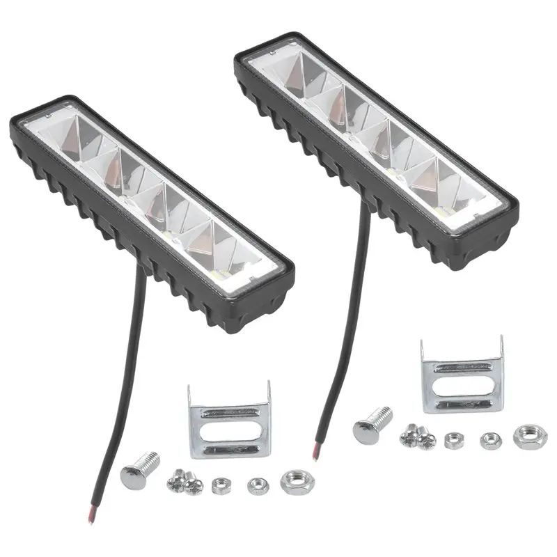Latest Waterproof Led Boat Lights,2 Lights 72W Waterproof Tested Deck/Dock Marine Lights 2200LMS 120°Flood Light,Ship Lights
