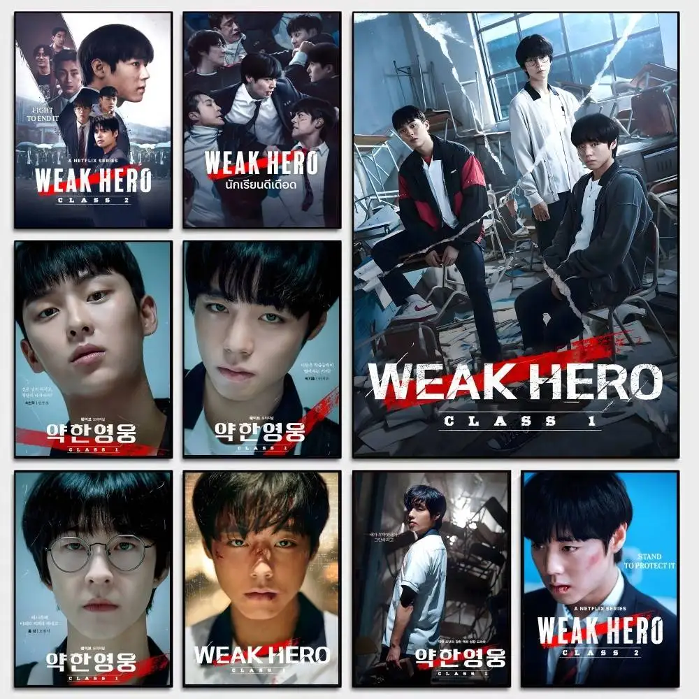 Weak Hero Class 1 DIY Sticky Poster Whitepaper Prints Posters Artwork Vintage Decorative Painting