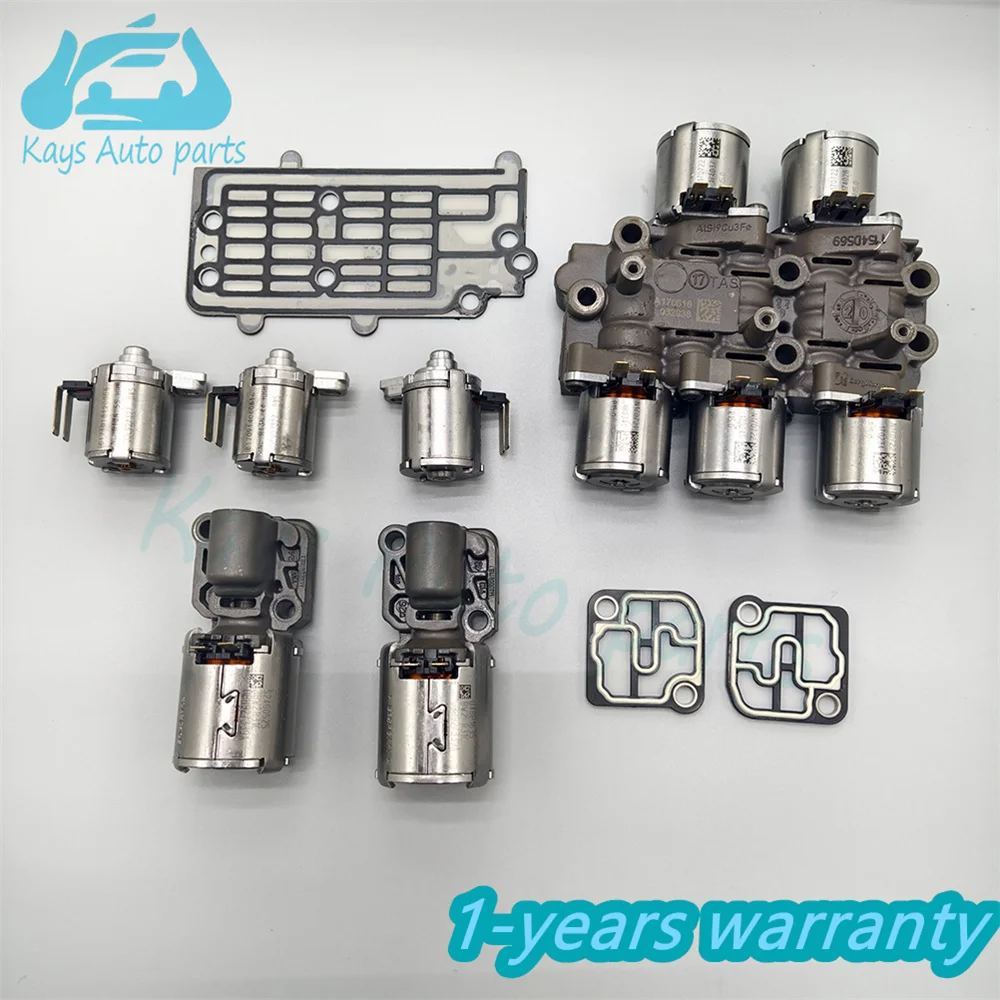 

Оригинальный DQ380 0BH DQ500 0DE DSG 7, большой электромагнитный клапан автоматической коробки передач, полный комплект для Volkswagen Audi