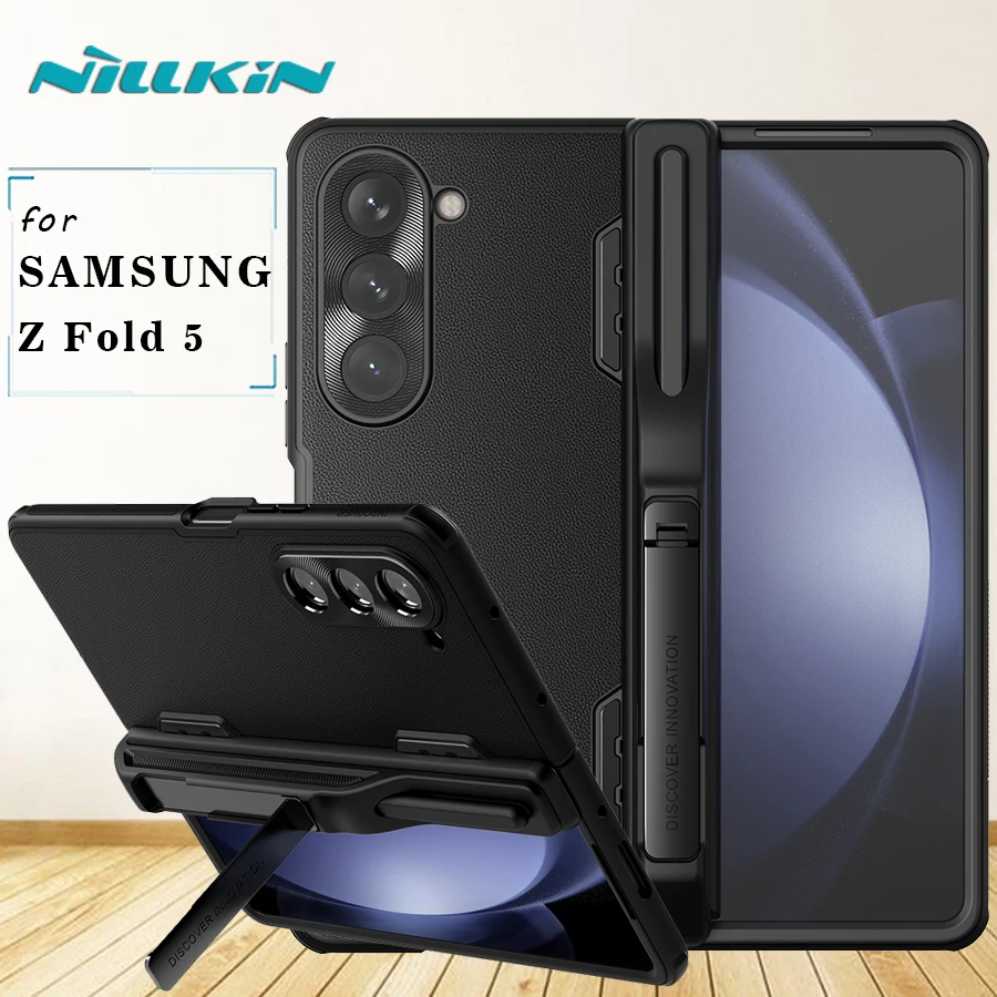 

For Samsung Galaxy Z Fold 5 /W24 5G Case Nillkin Camshield Fold Leather Case With PenHold Back Cover for Samsung Galaxy Z Fold 5