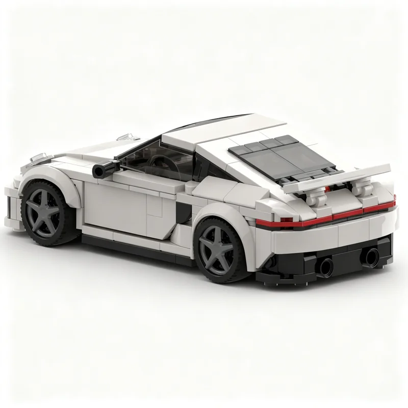 354 قطعة MOC بورشيد توربو S مدينة أبطال نموذج ألعاب البناء كتل العمارة تجميع لتقوم بها بنفسك هدايا عيد الميلاد فكرة إبداعية