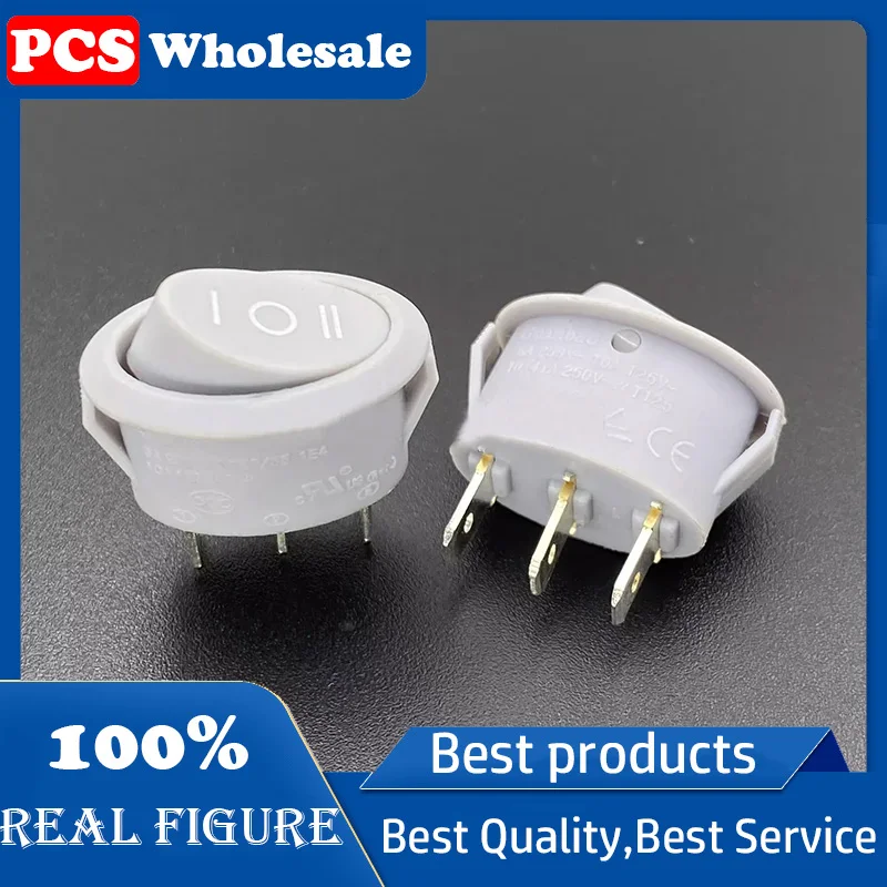 Original XCK-017 Ship switch 3 pin 3 gear 10A oval 25*17MM warping power button control button