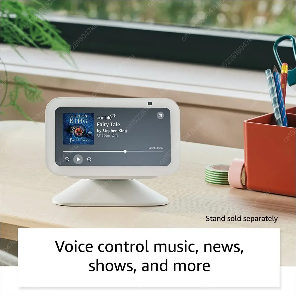 Оригинальный Echo Show 5, 3-го поколения, умный мини-Wi-Fi, голосовой помощник Alexa, домашний умный динамик с 2 басами и четким звуком