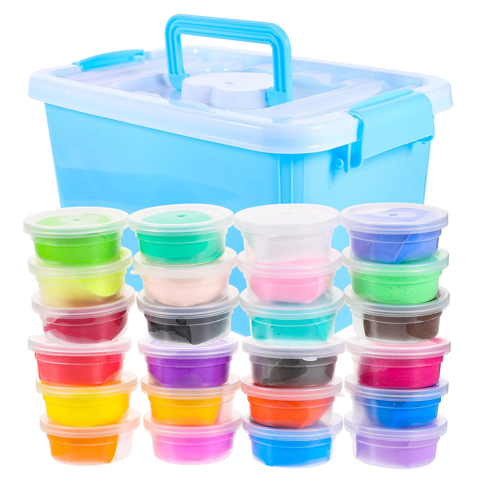 1 Zestaw 24 Kolorów Zestaw do Rękodzieła z Gliny DIY Miękka, Nieprzywierająca Glinka Modelarska dla Dzieci, do Tworzenia Artystycznego, Rękodzieła, Użytku Edukacyjnego, Narzędzia do Rzeźbienia