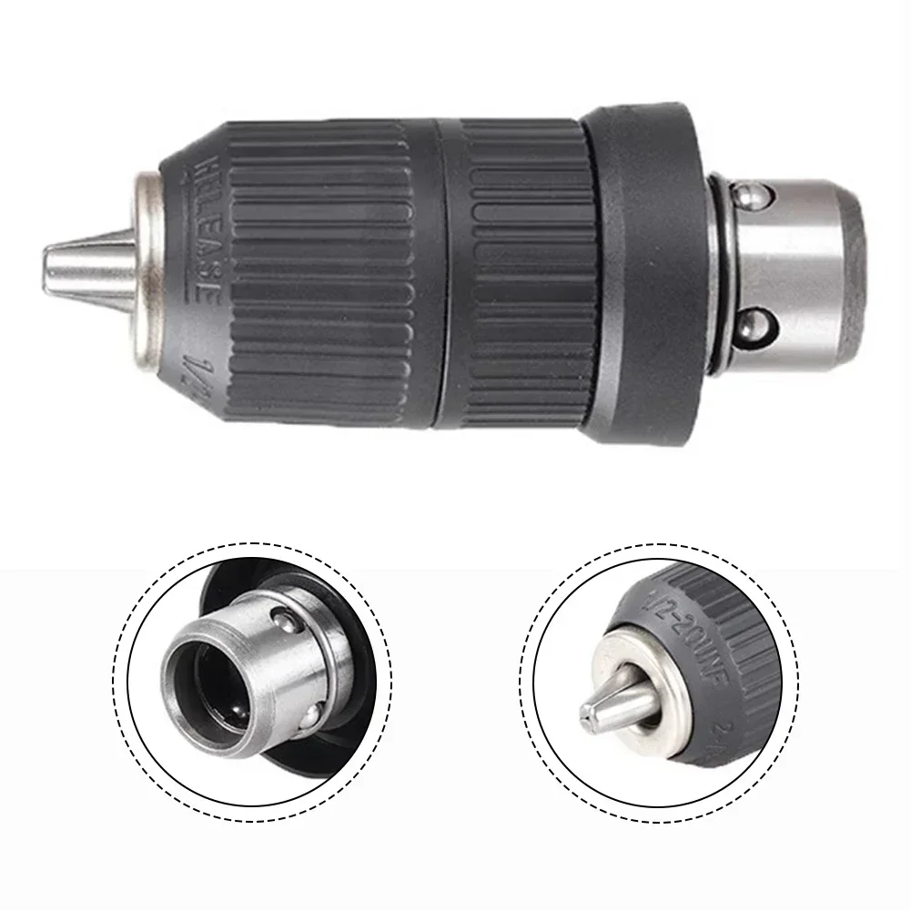 1pc 2.0 To 13mm Keyless Drill Chuck Converter Quick-change Long Chuck For GBH2-26DFR GBH2-28DFV GBH36 VF-L1 Electric Hammer