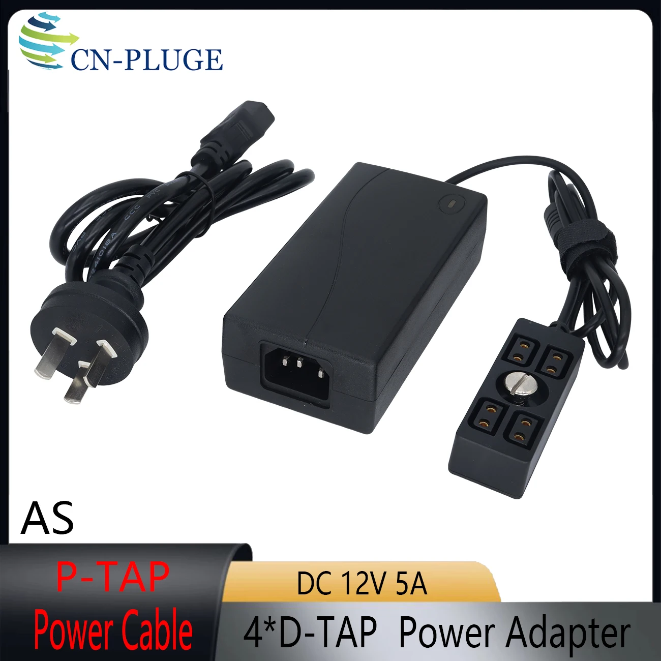 D-tap Power Distributor 12V 5A Power Adapter, for Monitor Power, Camera Power, Battery harging. Fixed With 1/4 