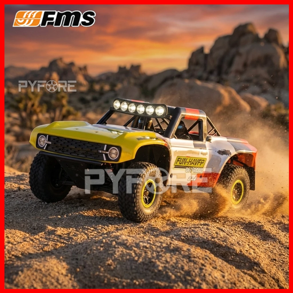 

FMS FSC18 1/18 Scale RC Climbing Car RTR brushed Retro Cruiser 2.4GHz Radio Control Hobby Truck Off-Road Pickup