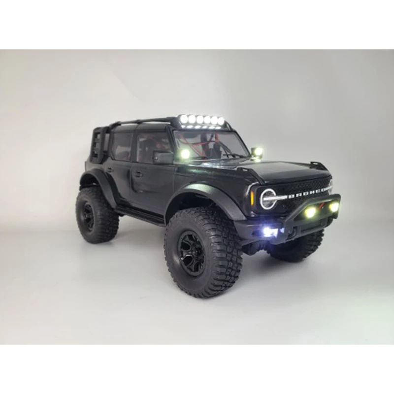 TRX4M 클라이밍 카 LED 범용 스퀘어 스포트라이트 램프, 1/18 RC 크롤러 자동차, Traxxas TRX4-M 디펜더 D90 D110 브롱코, 1 쌍