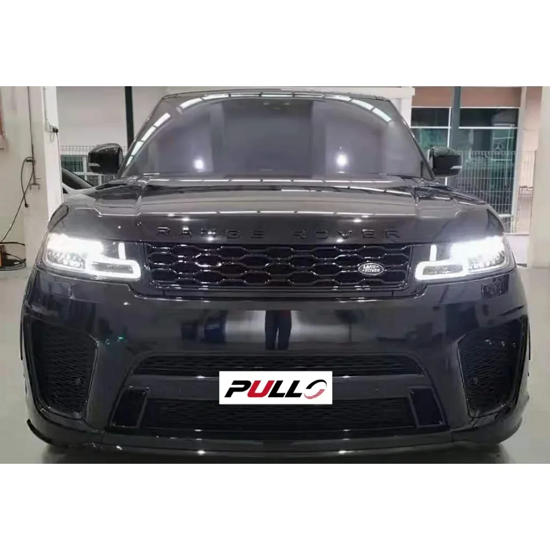 Hot selling auto body systems with front and rear bumper and grille for Range Rover Sport 2014-2017 modified to 2018 SVR style