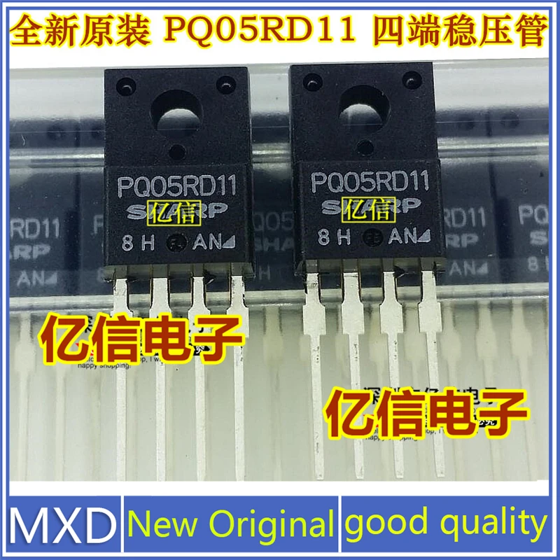 5Pcs/Lot New Original PQ05RD11 Four-End Voltage Stabilizer TO220F-4 Good Quality In Stock