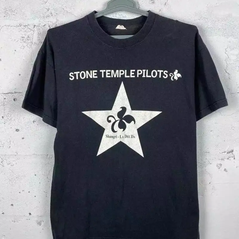 Vintage 90's Stone Temple Pilots Black Short Sleeve Unisex Tshirt Reprint S5XL