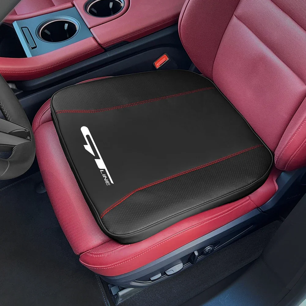 

Car Seat Cushion Cover Pad Leather Protection Mat Auto Seat Memory Foam Mat For Kia GT Line Elantra Sportage Rio Ev6 SELTOS