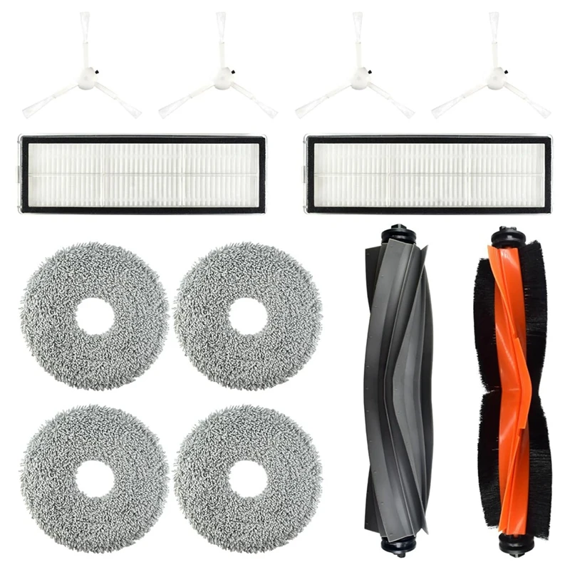 For Dreame X10 S10 Plus L10S Ultra W10S Pro Vacuum Cleaner Main Side Brush Hepa Filter Mop Cloth Replacement Accessories