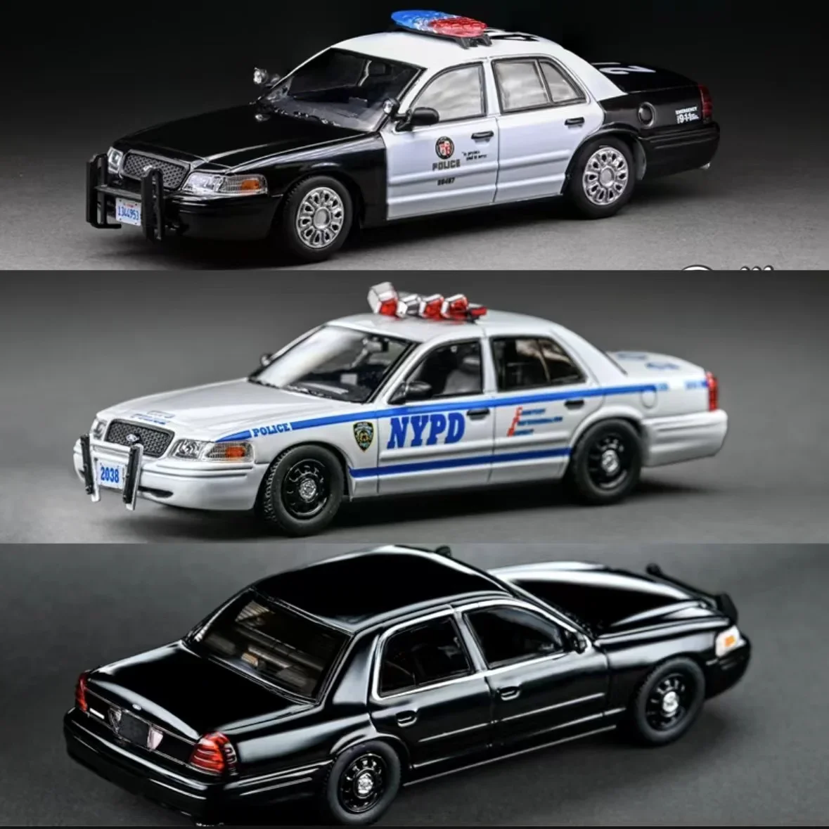 Instock Rollin 1:64 CV CROWN VICTORIA Crown NYPD