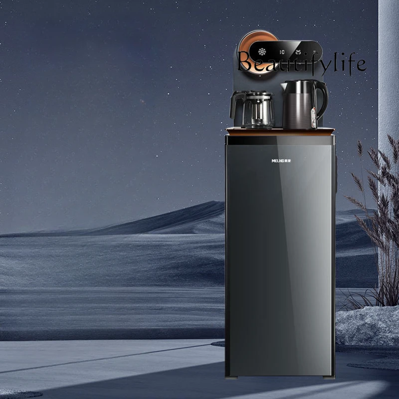 ماكينة بار الشاي العمودية الأوتوماتيكية ، ذكية ، نوع سفلي ، تسخين الثلج ، تشغيل باللمس ، منزلية