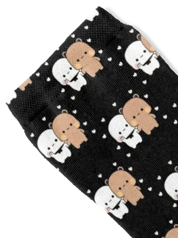 CUTE PANDA BEAR Premium Socks with print Crossfit Rugby Woman Socks Men's