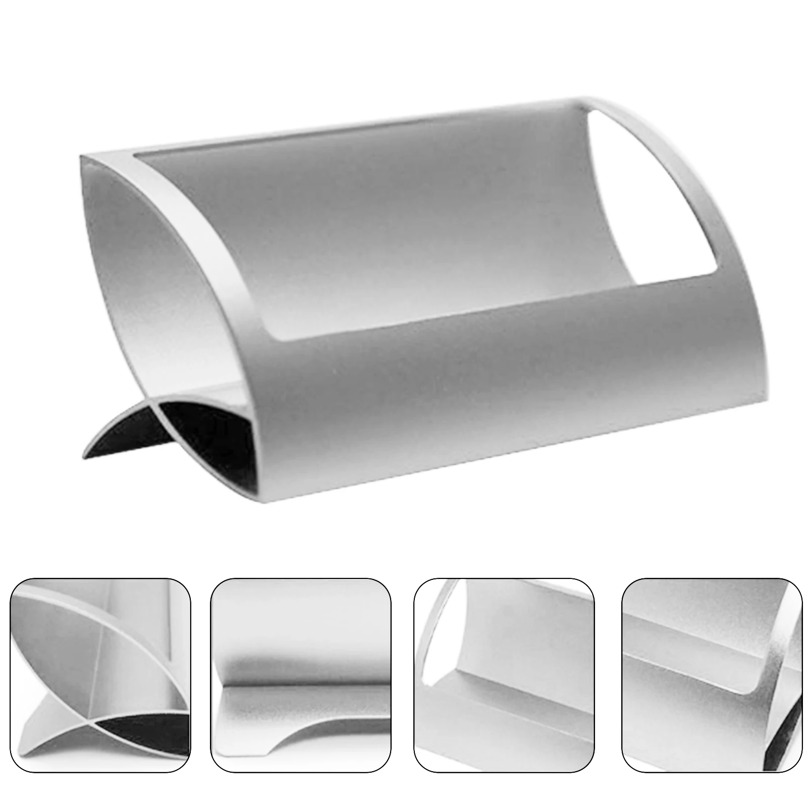 비즈니스 카드홀더 호텔 알루미늄 합금 정리함 디스플레이, 가정 사무실 선물 보관, 책상 미끄럼 방지, 대용량 패션