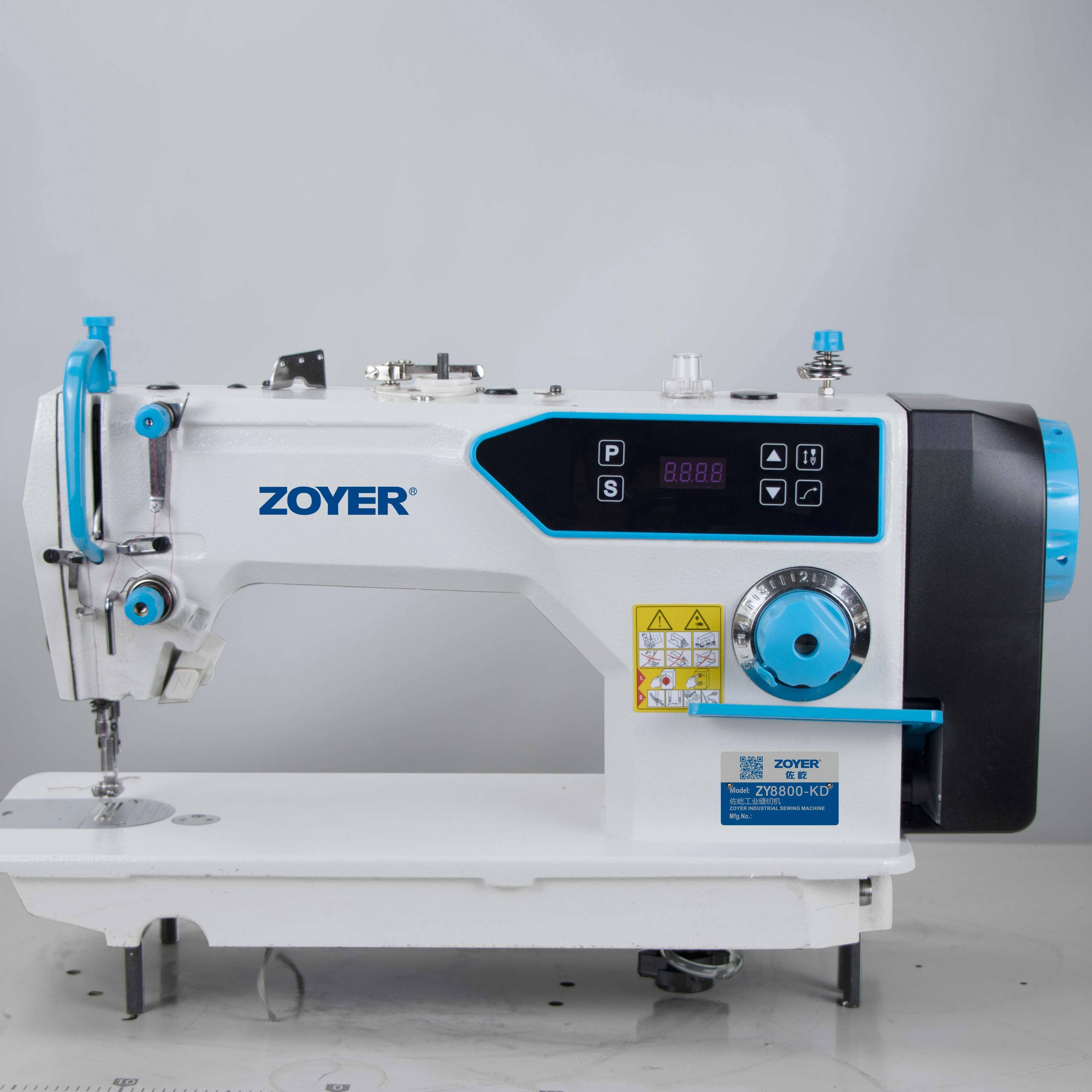 

ZY8800KD Industrial Sewing Machine Factory Sale Energy Saving Lockstitch Single Needle Walking Foot Feed Flat-Bed Motor