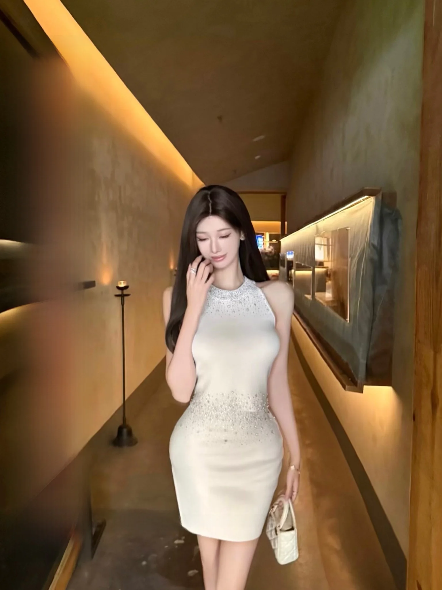 

Комплект CCZEE Star River: облегающий вязаный жилет и юбка с высокой талией для женщин