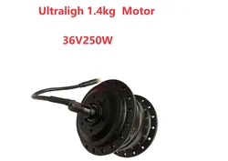 Ultraligh 1.4kg motore 36V 250W motore mozzo anteriore ad alta velocità 36 fori 36V 250W Ebike motoriduttore 201 o 328 RPM