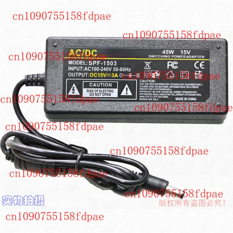 

95% НОВЫЙ 45 Вт AC/DC ДЛЯ АДАПТЕРА SPF-1503 DC15V 3A Импульсный источник питания