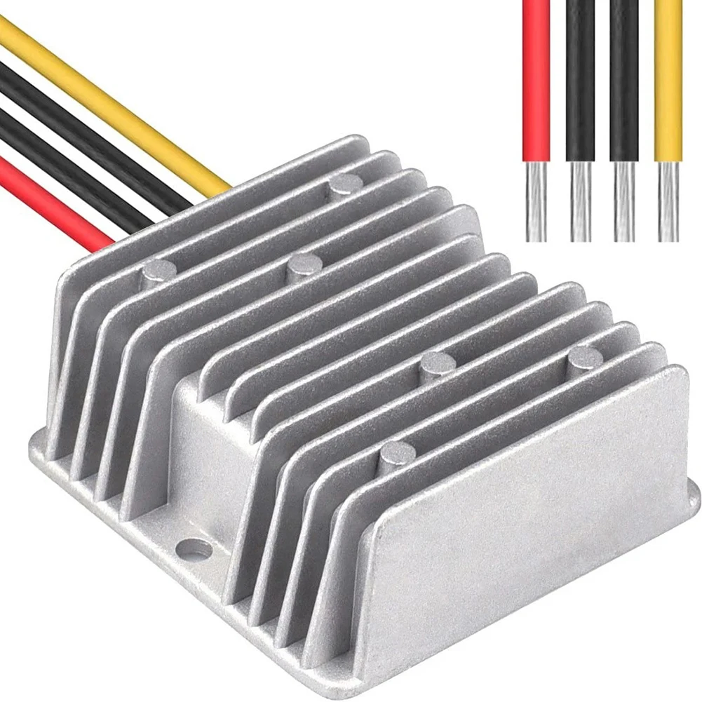 DC-DC Step-Down Converter 12V Output 10A 120W with 20-90V Wide Input Range for Car Systems and Instrumentation