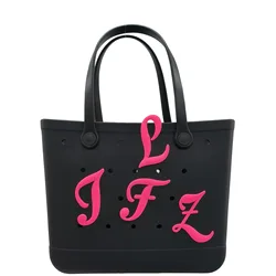 1 Bogg Bag Roze Letter Charme, Bogg Bag Accessoires Charme, Letter Insert Charme Compatibel Met Bogg Bags En Gewoon Southe