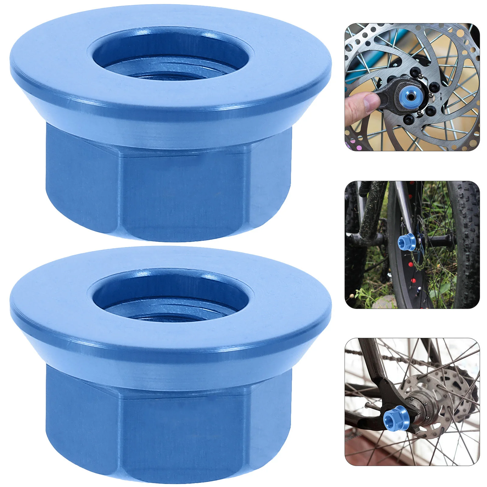 

2 шт. M10 гайка оси из алюминиевого сплава для заднего колеса быстросъемная легкая прочная гайка ступицы гайки колеса велосипедные