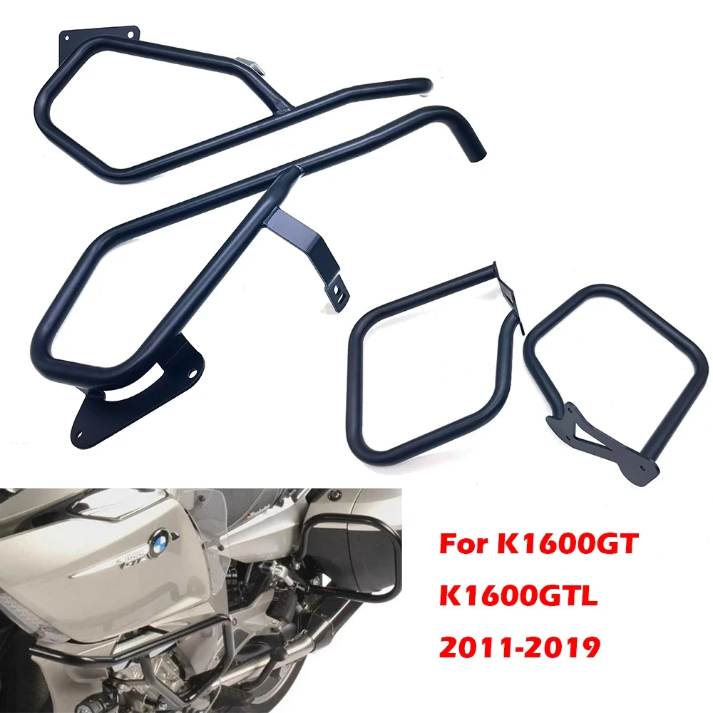 For BMW K1600 GT GTL K1600GT K1600GTL Motorcycle Front Rear Crash Bar Frame Engine Protection Guard Bumper Protector Accessories