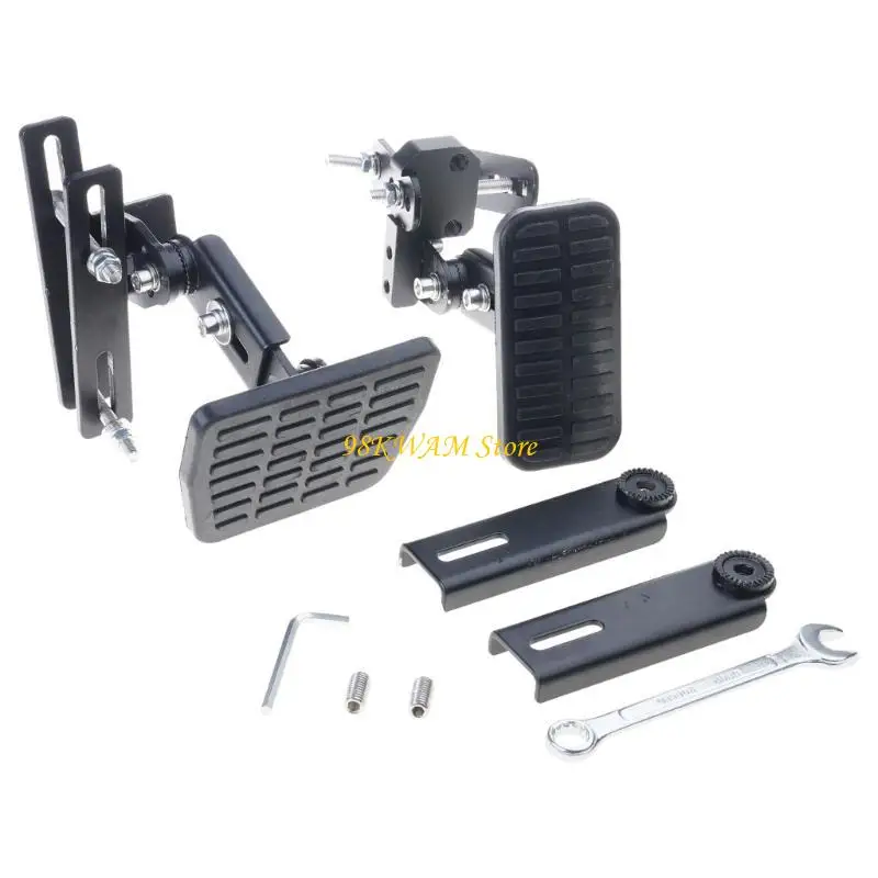 

68UF Enhances Driving Experience With Adjustable Pedal Extenders For Car And Go Karts
