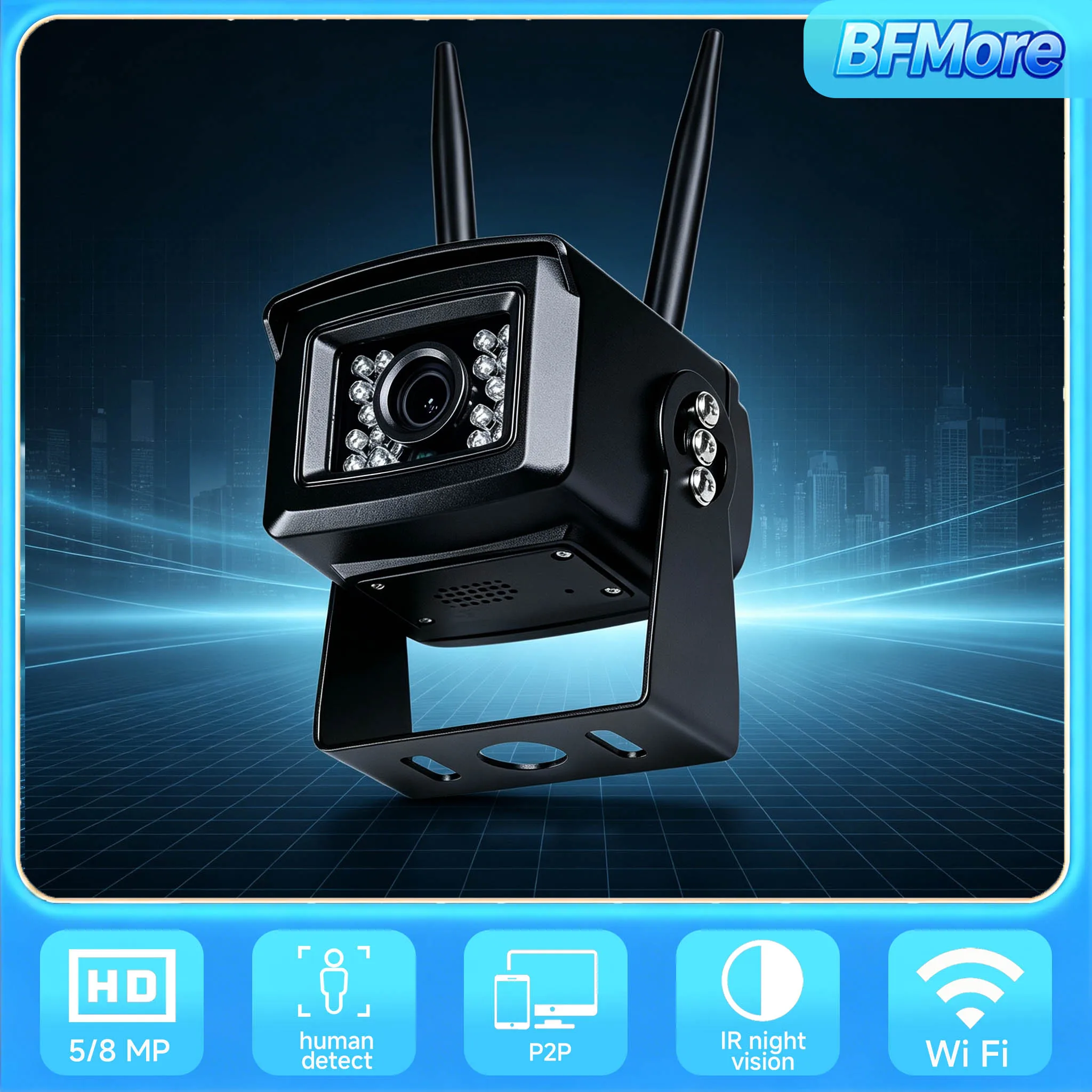 BFMore 4G Surveillance Vedio System 4K 8MP Wireless Security Wifi Камера Wifi 5MP Two Way Audio IR 30M Night Vision Outdoor