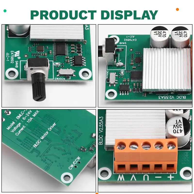 [NIEUWE A09R!】 CD Drive Fan Motor Gouverneur Controller Board 200 W Hoge Kwaliteit DC Borstelloze Motor Control Board 6 V 12 V 24 Volt DIY A