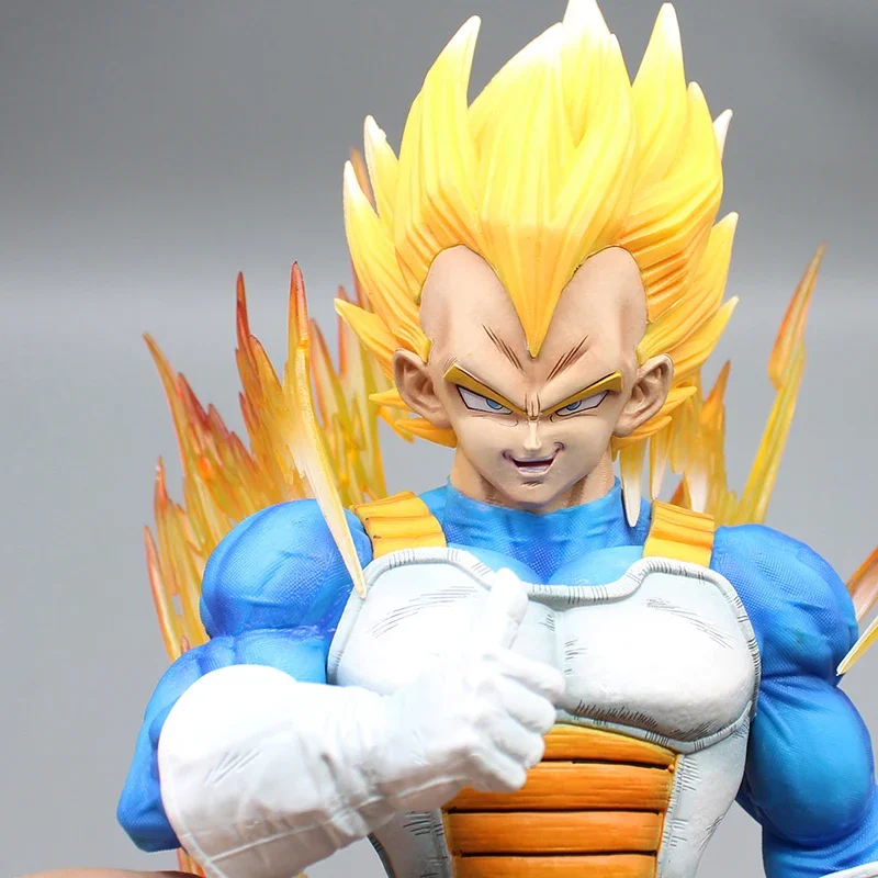 34.5cm dragon ball super mangá brinquedo cs majin vegeta figuras de ação super saiyan modelo anime pvc decoração colecionável ornamento brinquedos