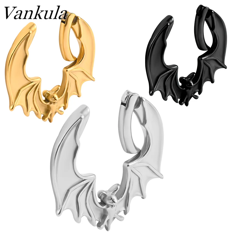 Vankula 10pc 5mm Ear Hanger Weight for Stretched Ears Gauges Stainles Steel Ear Plugs Gauges Stretching Kit Fashion Body Jewelry