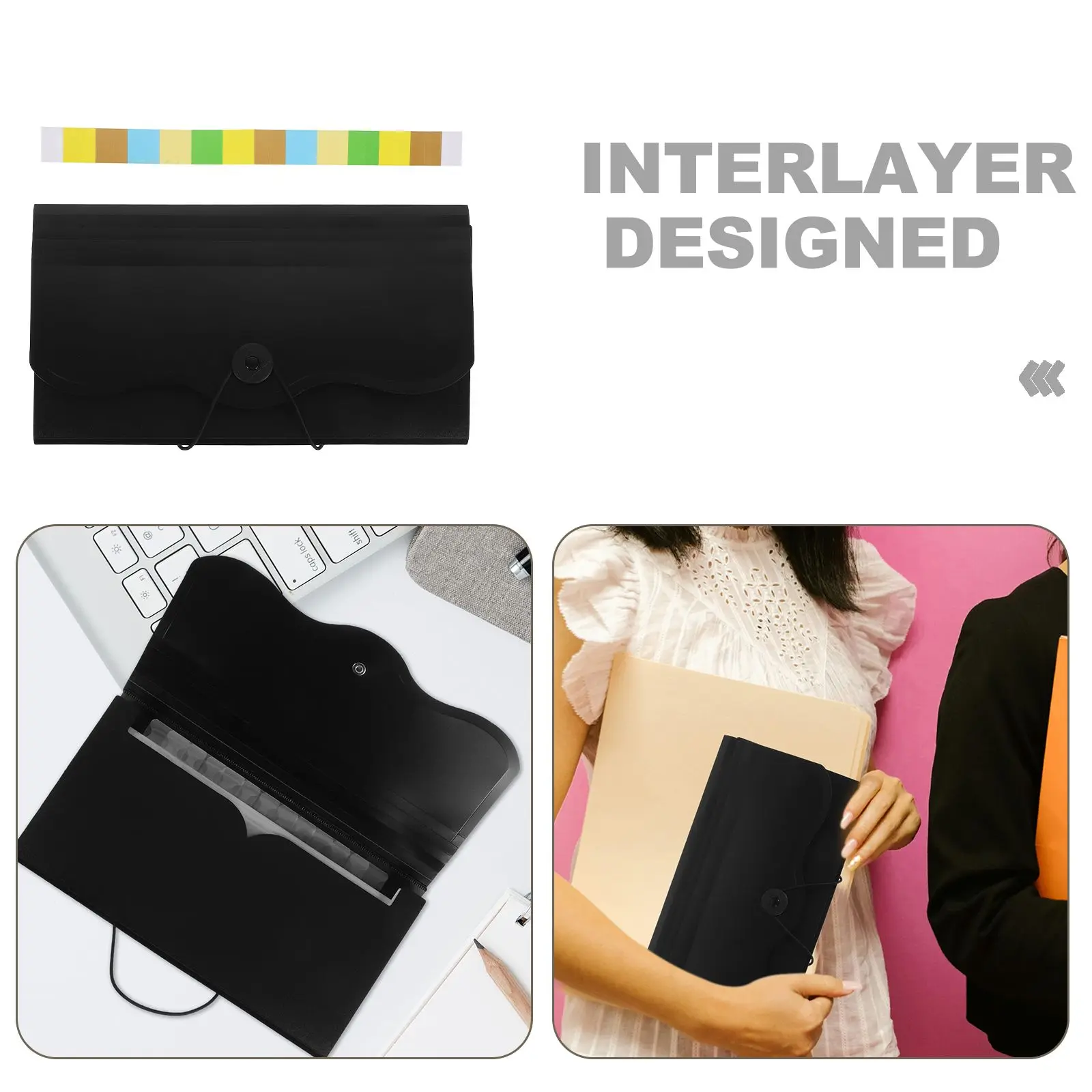 Сумка для хранения квитанций, органайзер для файлов-аккордеона, пластиковые купюры, расширяющаяся папка, держатель для переплета, бумага