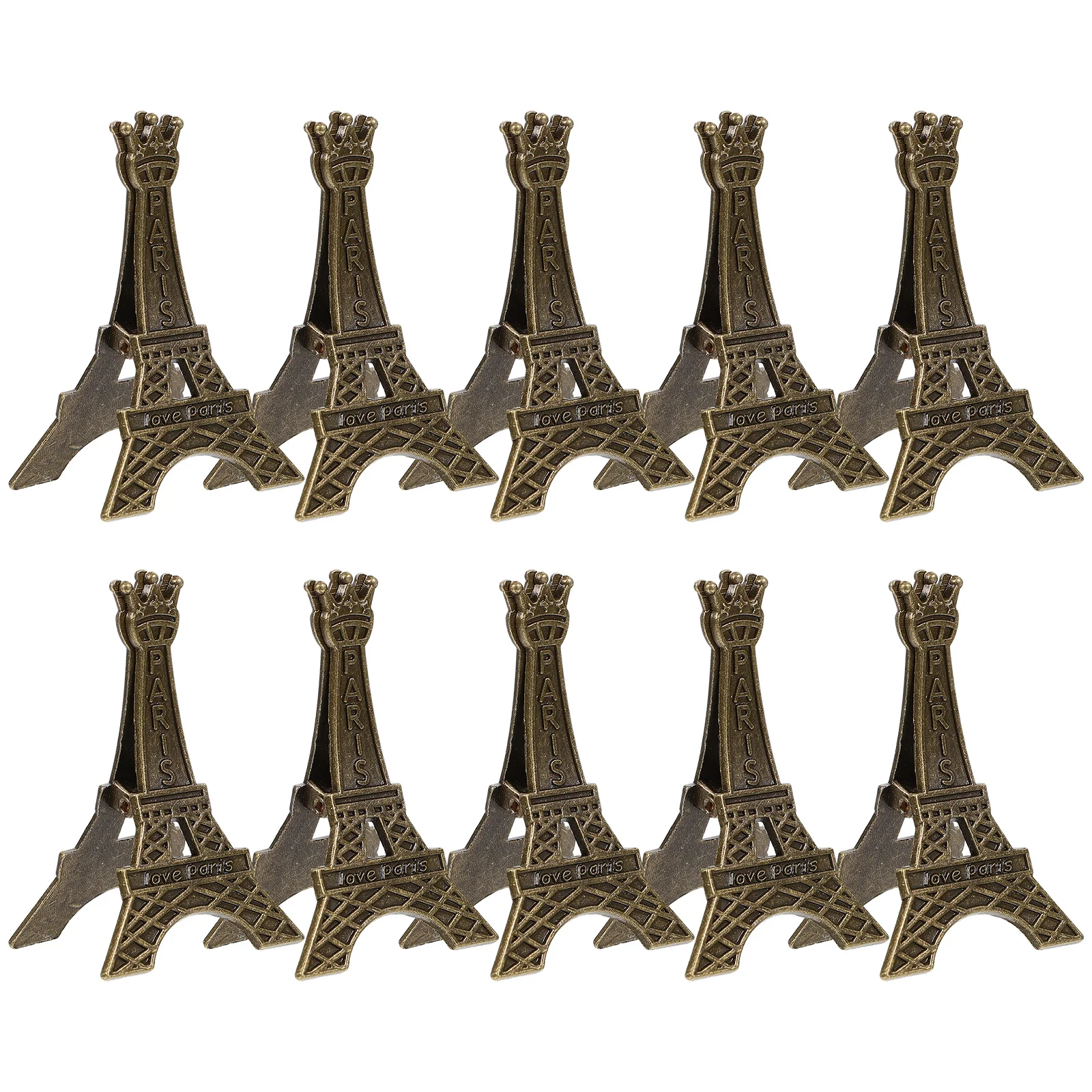 

10 Pcs Place Card Holders For Wedding Metal Memo Picture Frame Deck Table Number Note Stand Decorative Clip Banquet