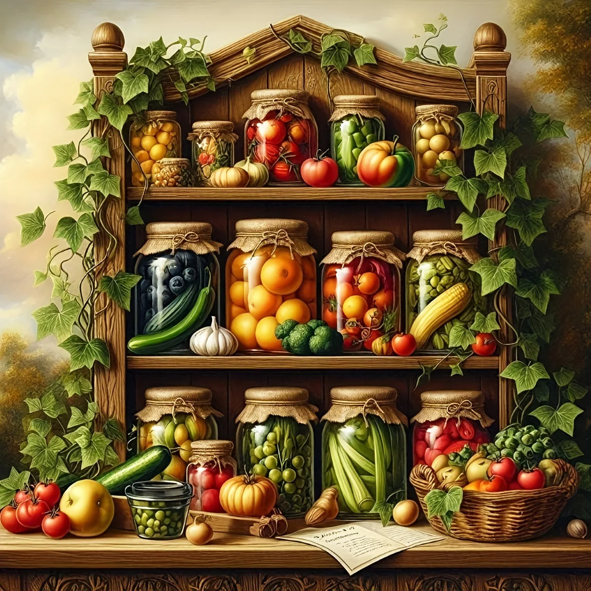 

Пазлы-головоломки «Фрукты и овощи» (500/1024 элемента) для всей семьи: игра для игровой комнаты, спальни, домашнего декора, подарок