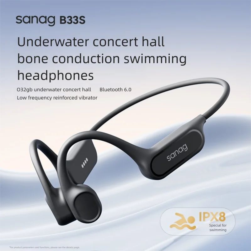Sanag B33S Bone Conduction Bluetooth Earphones Open Ear IPX8