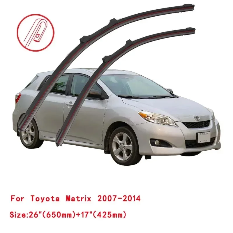 Для Toyota Matrix Hatchback Wagon E13 E14 2002-2014 Двойные резиновые щетки стеклоочистителя