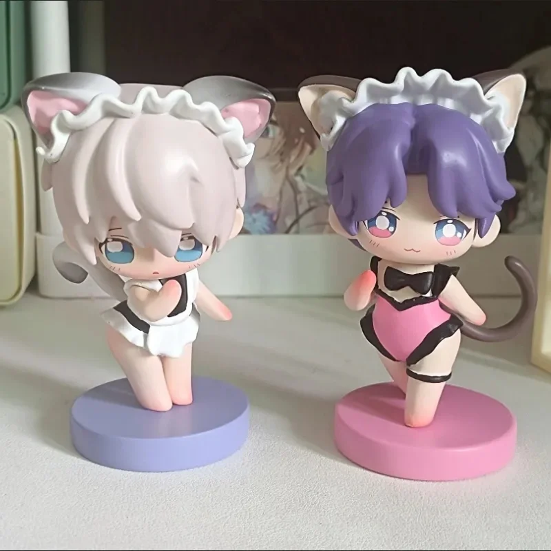 Hot Echte Hohe Qualität Liebe Und Deepspace Anime Q Version Qi Yu Shen Xinghui Qin Che Figur Tabletop Ornament Trendy Spielen Geschenk