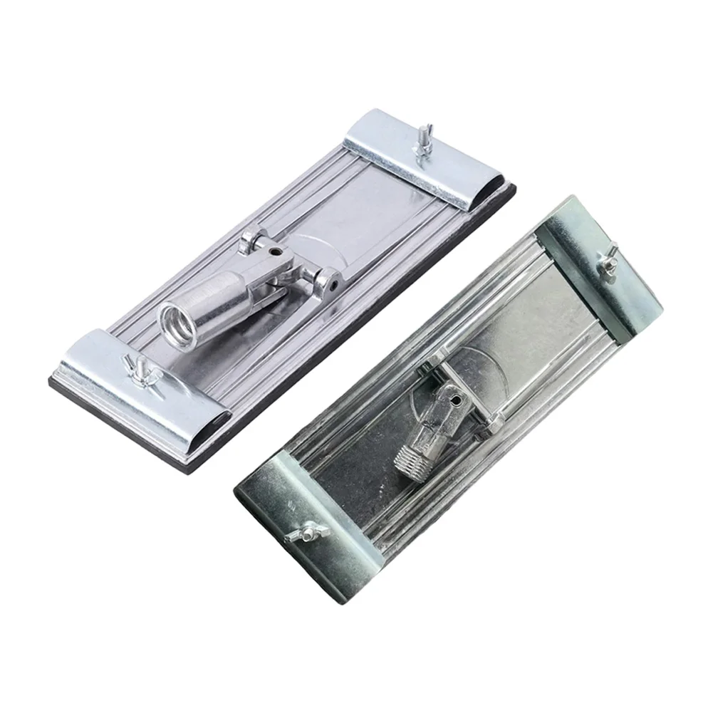 

Aluminum Alloy 23.5*8cm Drywall Hand Sander Holder Holder Long Service Life Package Content Pressure Bearing Product Name