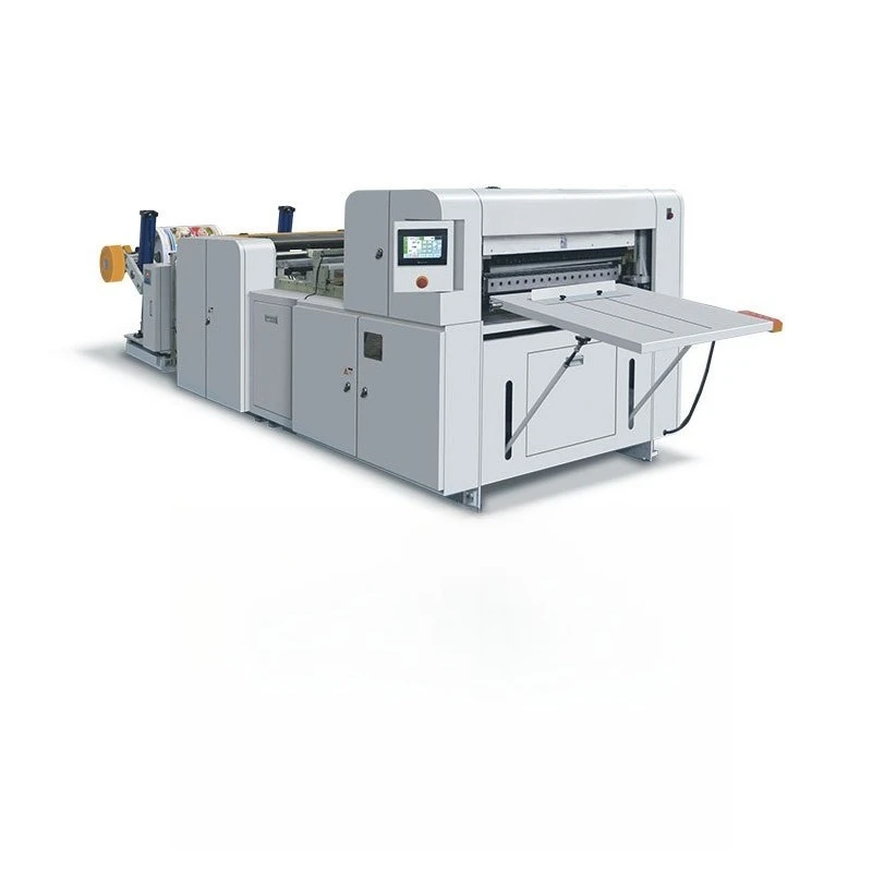 White cardboard cross-cutting machine: Fully automatic large roll material slitting machine