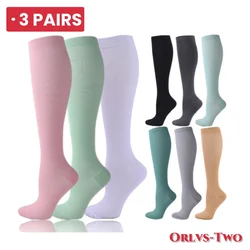 3 Piars New Compression Socks for Leggings Running Pressure Soccer Adult Socks Korean Edition Network Red Pressure Nurse Socks