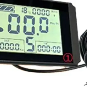 

For KT Ebike Display LCD10H 24V 36V 48V Panel Instrument Panel SM Connector Scooter Parts & Accessories