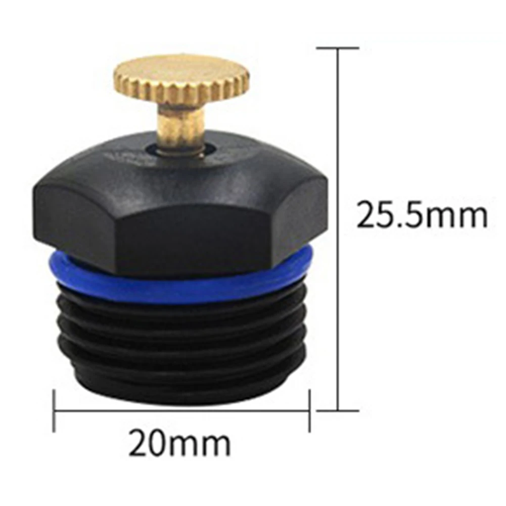 Black Excellent Service Life Misting Sprinkler Microspray Nozzle Aperture 0.2mm Spray 360 Degrees Volume Flow 140