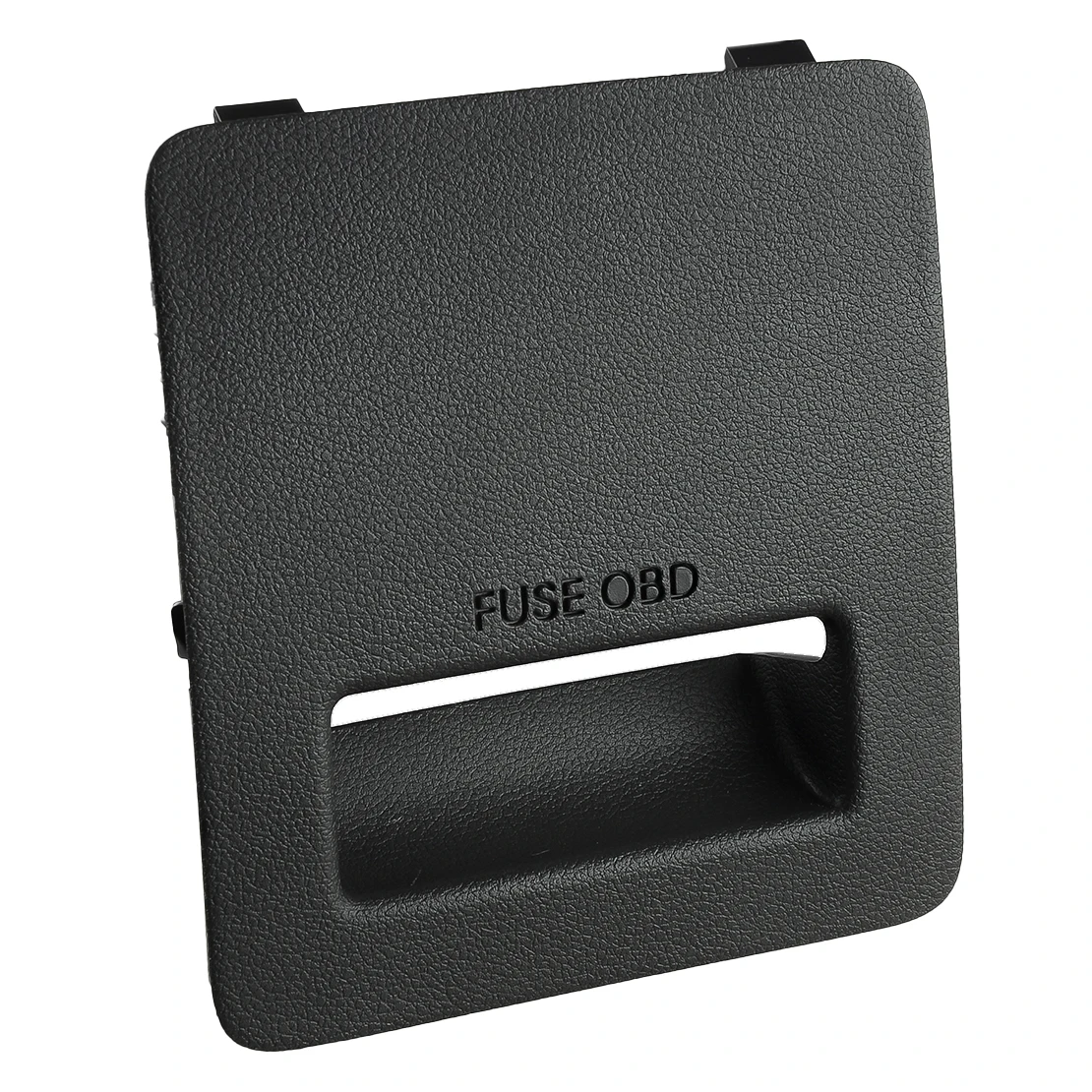 Car Front Center Console Fuse Diagnostic Interface Cover Frame Panel Fit for Hyundai Elantra 2017-2018 Black