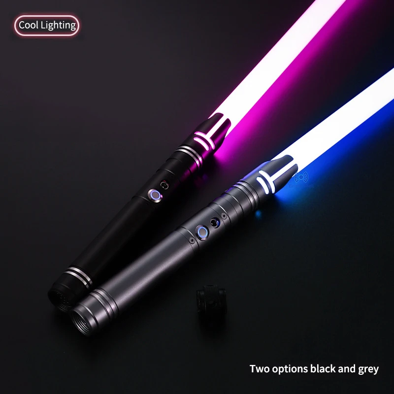 RGB Lightsaber Metal Handle Laser Sword para Crianças Brinquedos Light Saber 14 Cores Mudar Crianças Soundfonts Force FX FOC Blaster Brinquedos